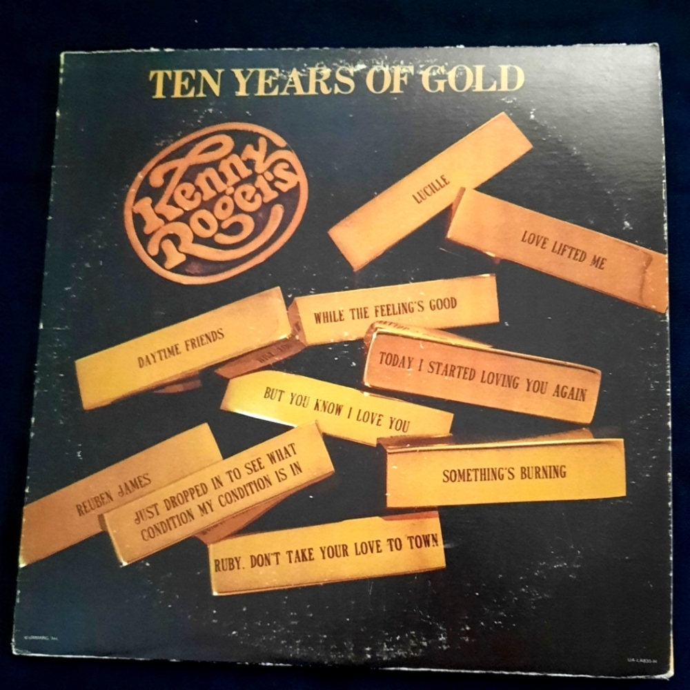 Kenny Rogers- Ten Years Of Gold, Vinyl LP 1977
